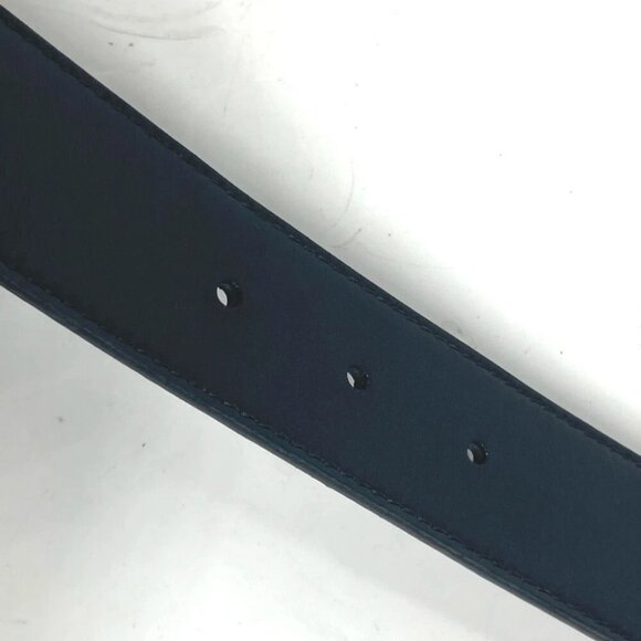 GUCCI 550106 Sequin GG logo crystal belt Leather Black main image 9
